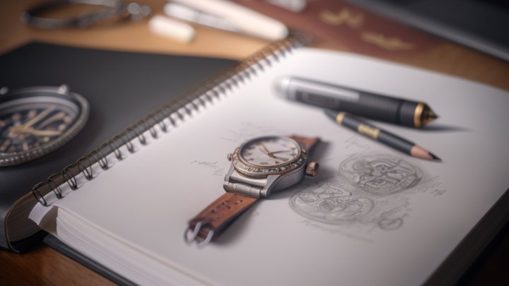 illustration design horloger