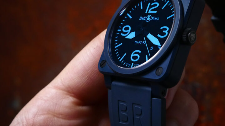 montre bell&ross br02 blue ceramic