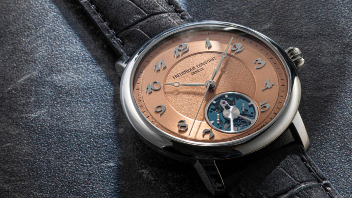 Montre Frédérique Constant Slimline monolithic avec Revolution